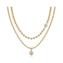 Collar de Clavícula de Moda de Plata Esterlina 925 D VVS1 Colgante de Moissanita en Forma de Pera Chapado en Oro de 18 Quilates para Collares