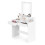 Vanity Dressing Table with Mirror, LED Lights, 3 Colors 6