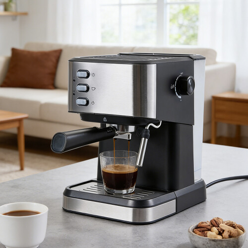 20 Bar Modern Coffee Espresso Machine with Steam Wand