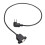 USB 2.0 B Male to USB B Female Socket Printer Panel Mount Extension Cable 50cm 2