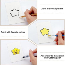 40 Pcs Magic Foam Texture Paper 3D Drawing Magic Canvas Sponge for Acrylics Painting DIY 3D Art Drawing Paper Crafts