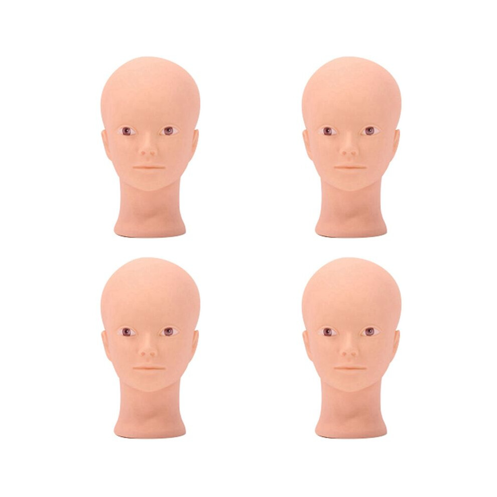 4X Beauty Eyelash Extension Practice Training  for Makeup Cosmetology Mannequin Manikin  with Mount Hole