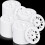 200 Pcs 1.77 Inch/ 45 mm Plastic Insulation Washers Load Spreading Polypropylene Washers for Fixing & Supporting 2