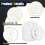 200 Pcs 1.77 Inch/ 45 mm Plastic Insulation Washers Load Spreading Polypropylene Washers for Fixing & Supporting 3