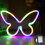 LED-Neon-Wandschild „Schmetterling“ – USB- oder Batteriebetrieb 1