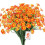 Künstliche Gänseblümchen-Chrysanthemen, orange, 6er-Pack, farbecht 1