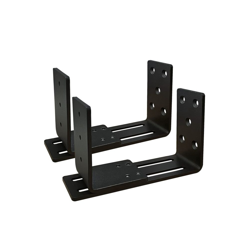 Adjustable Door Barricade Brackets, Heavy Duty Door Security Bracket, Drop Open Bar Holder For Security 4712270153893