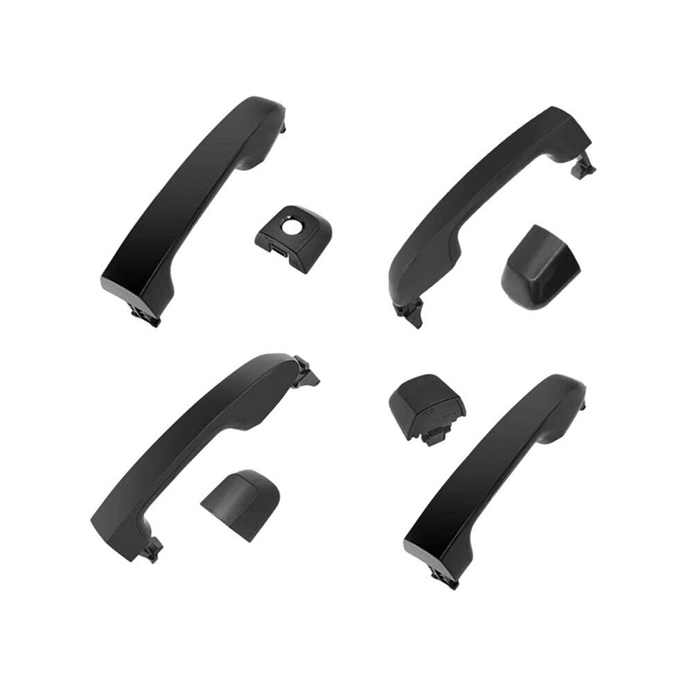 1Set 4 Door Handle 69211-60090 For 4Runner Gx460 Land 2010-2018 Outside Exterior Door Handle Black 4714217936460