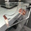 Design acrylique de luxe Devidoir transparent de ruban de table de bureau Or rose 5