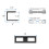 Under Table Laptop Holder Notebook Storage Bracket Stand Mount Desktop Organizer for Home Office Storage Holder Black 7