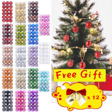 Antqov shatterproof Christmas ball ornaments 36 pcs 1 inch
