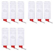 9X 1000ml Small Animal Drinking Fountain Automatic Drinking Water Hanging Water Bottle Suitable for Guinea Pigfeeder Red