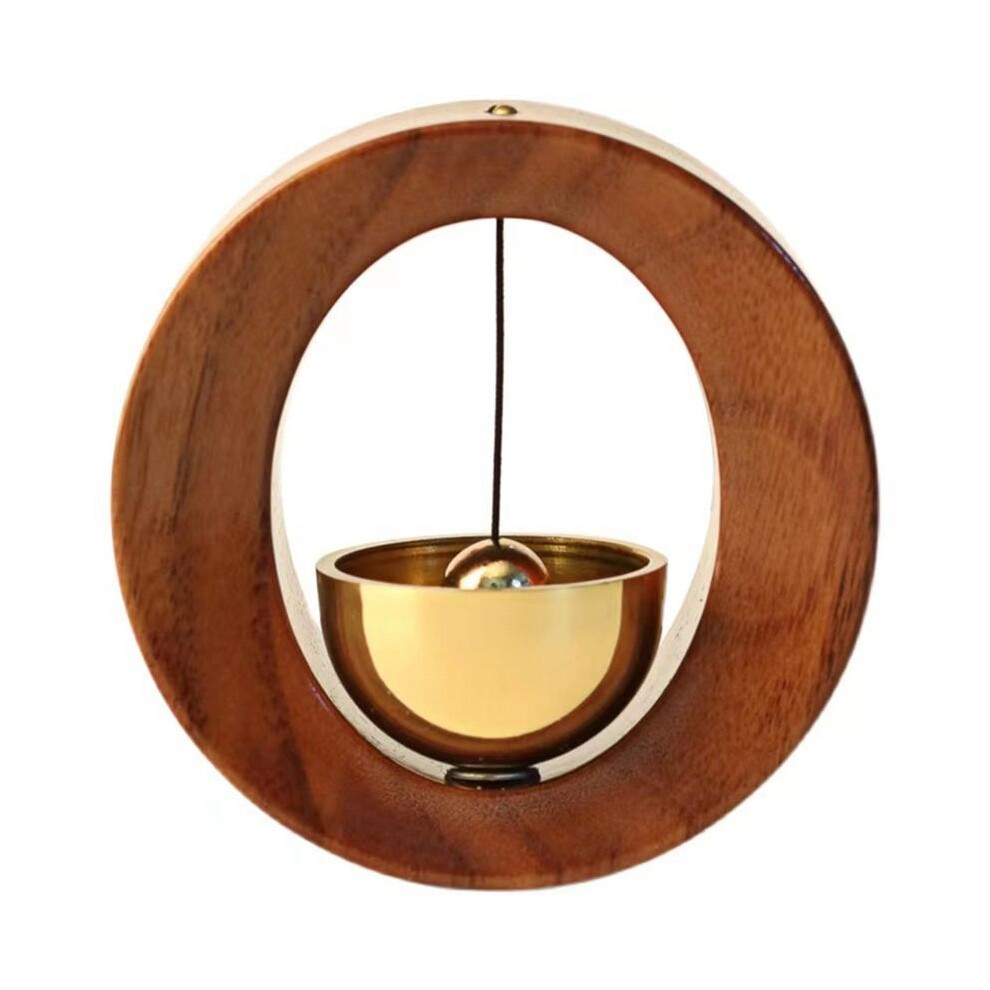 Wood Copper Wind Chime Wooden Wireless Door Bell Entrance Reminder Doorbell Aesthetic Home Decorations Doorbell B 6033967200194