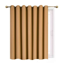 Thermal Blackout Curtains 100" W x 84" L Gold