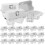 24 stuks eierdozen van papierpulp, beschermende eierdozen, lege eierdozen, bulkverpakking, eiertray MSPHX 4