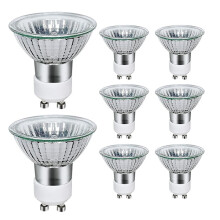 8-pakning GU10 halogenpærer 35W 2800K varm hvit