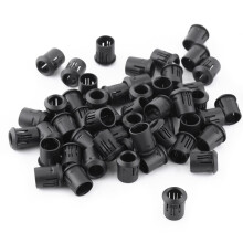 Zestaw uchwytów do gniazd LED – nylon, 3 mm/5 mm/8 mm/10 mm, 50 szt.