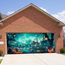 Halloween garázsajtó új banner Halloween partidekoráció hangulat háttér textil gobelin karácsonyi ajándékok napi ajánlatok kiárusítás