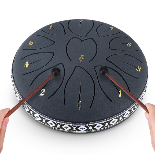 Tongue Drum 11 Note 6 Inches D-Key Rain Drums