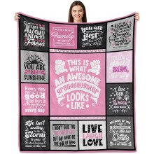 Couverture cadeau pour petite-fille 127 x 152 cm