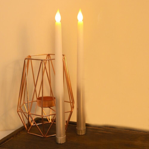 Vlamloze LED-kaarsen (28 cm, set van 2)