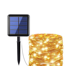 Solar lichtslingers voor buiten, 5-30 meter, warm wit, 8 patronen
