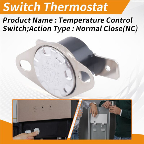 KSD301 AC 250V 10A 125 Celsius NC Temperature Control  Thermostat 2