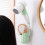 Support mural pour sèche-cheveux en forme de cactus – Fixation sans perçage 1