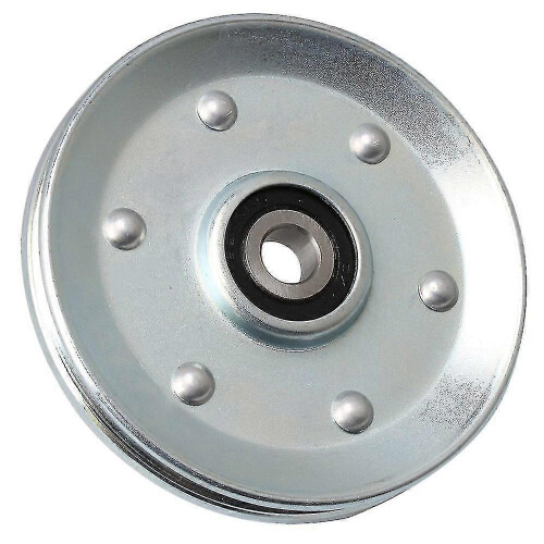 V-type jernlejekabelskive til garageportåbner 90x10mm sølv MSPHX 1