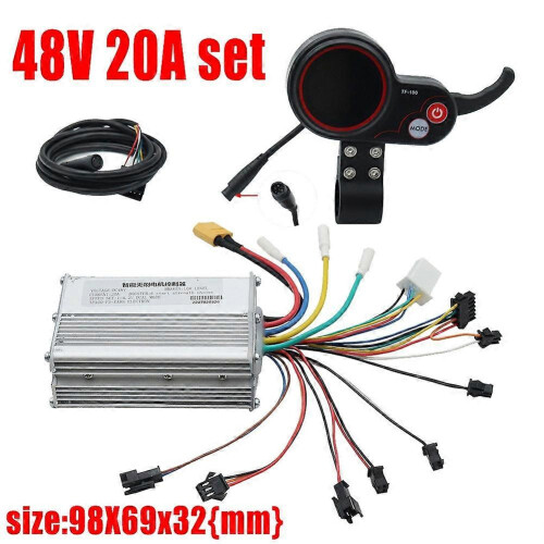 48V 20A elektrisk scooter-controller-dashboard-sæt med TF-100-display til el-scooter MSPHX 1