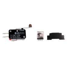 Limit Long Hinge Roller Lever Arm SPDT Snap Action & HH52P 24V Coil DPDT 8 Pins Electromagnetic Power Relay