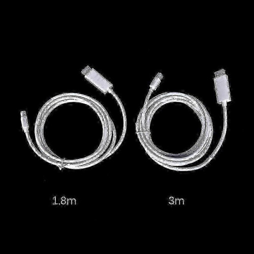 Thunderbolt til HDMI-adapter - Mini DisplayPort til HDMI-kabel SZRG AS-601, til Mac og MacBook (3 meter) MSPHX 1