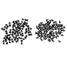 200 Pcs PCB Momentary Tactile Tact Push Button 4 Pin DIP, 6X6X9.5mm & 6X6X4.5mm