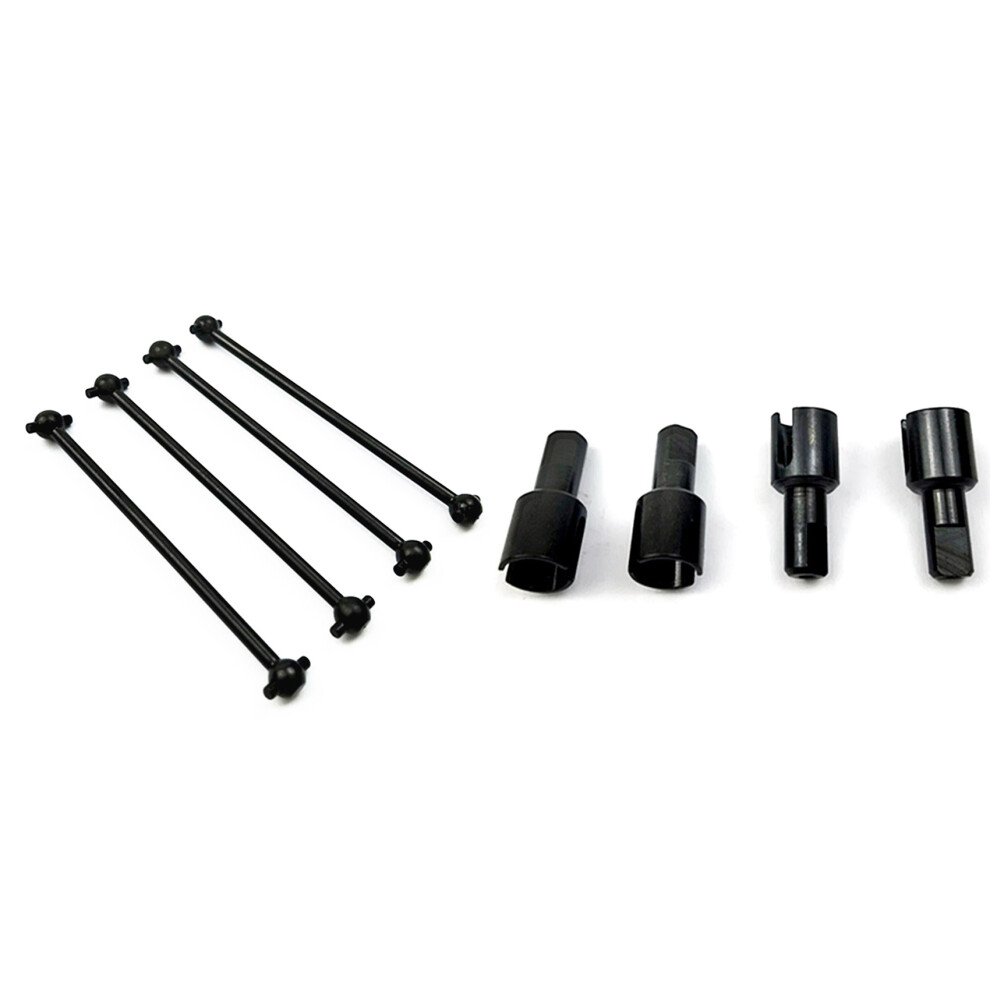 Photos - Other Toys 2 Set for 144001 124019 124018 RC Car Upgrades Parts Accessories, Metal Differential Cup & Dog Bone Drive Shaft