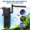 1000L/H 15W Internal Aquarium Filter Pump with Filtration 3