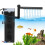 1000L/H 15W Internal Aquarium Filter Pump with Filtration 8