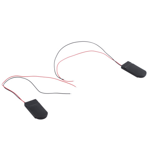 10 PCS /OFF  2 x 3V CR2032 Cell Button Battery Holder for LED 1