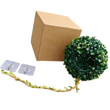 Kunstmatige groene bal met ophanghaak voor terrariumlandschap-C