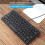 Teclado USB compacto con cable - Teclado ultrafino negro MSPHX 2