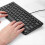 Teclado USB compacto con cable - Teclado ultrafino negro MSPHX 3