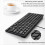 Teclado USB compacto con cable - Teclado ultrafino negro MSPHX 4