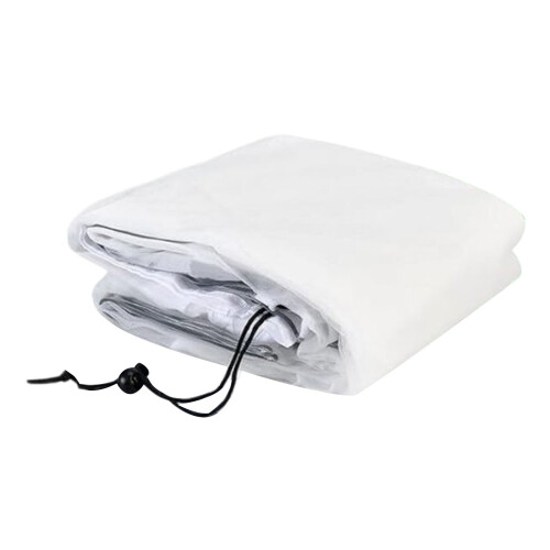 Couverture de filet de jardin pour lit-Une pièce blanche