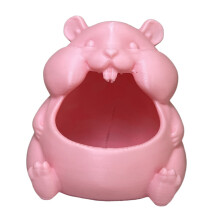Playful Hamster Inspired Storage Dish Perfect As Gift Or-Pink