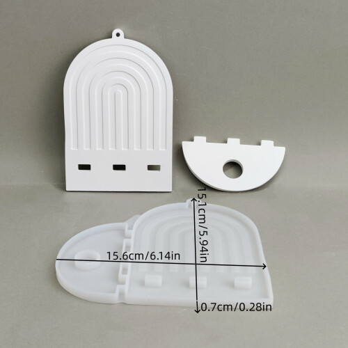 Hydroponic Planter Stand Molds Wall Storage Shelf Resin Silicone 2