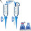 12 Pack Plant automatic watering device,Self Spikes System With Slow Release Control Valve,dripper 4