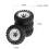 Pneus de Roda Beadlock de Metal de 1,9 Polegadas para Carro Crawler RC 1:10 Axial SCX10 90046 TRX4 Redcat GEN8, Branco 6