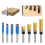 10PCS Router Bits, Including 4 Flush Trim Router Bits 1/4 Shank, 4 Pattern Flush Trim Router Bits with 2 Impact Bits Et 5