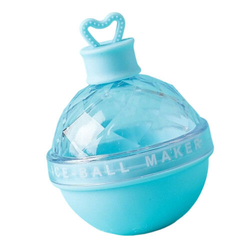 Fun Silicone Bulb Ice Molds With Heart Shape Ideal For-Blue