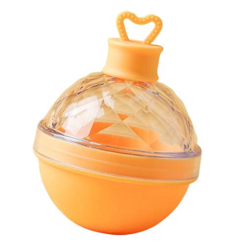 Heart Shape Bulb Ice Ball Molds Silicone Kitchen Tool-Orange