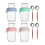 Overnight Oats Container with Lid and Spoon 2 Layer Glass 1